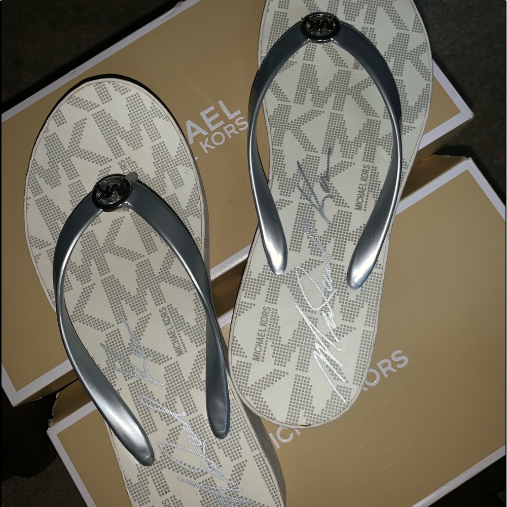 Michael Kors flip flops